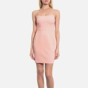 Likely Pink Mini Dress 6 With Spagetti Straps